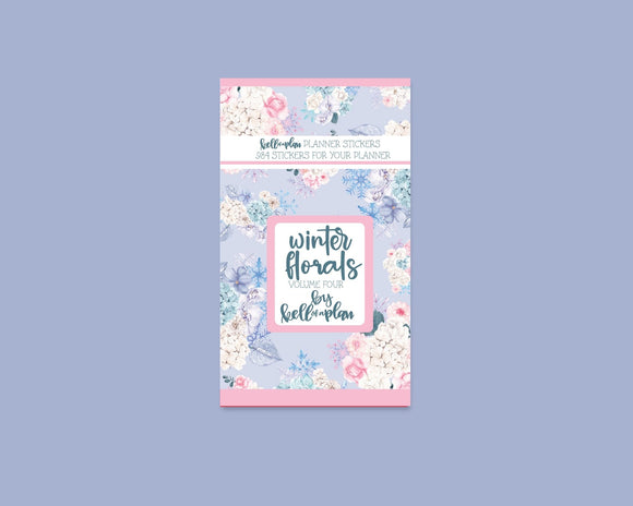 Winter Florals Volume Four Sticker Book