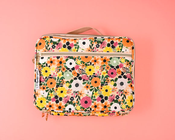 Seasonal Floral Quilted Planner Carrying Case