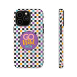 Colorful Plaid Go Wild Indy Tough Phone Cases
