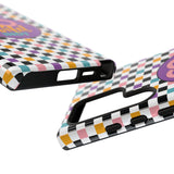 Colorful Plaid Go Wild Indy Tough Phone Cases