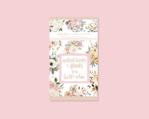 Neutral Boxes & Florals Sticker Book