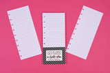 Dots & Lined Half Sheets Paper Packs