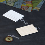 Work Collection Plaid Leather Card Holder