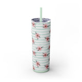 Faith Skinny Tumbler with Straw, 20oz