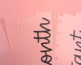 Transparent Lettered PLASTIC Bookmarks