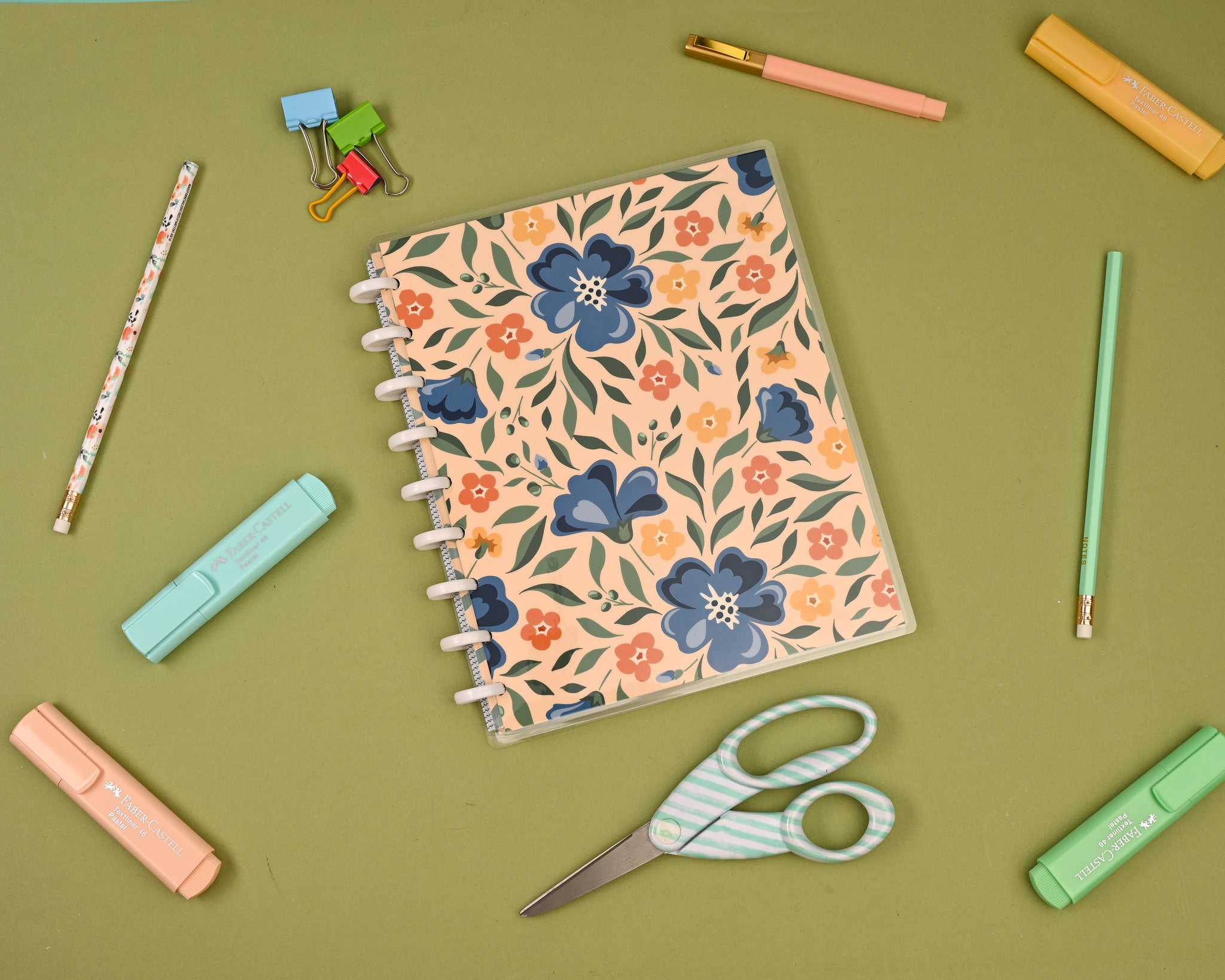 Floral Student NOTEBOOK – kellofaplan