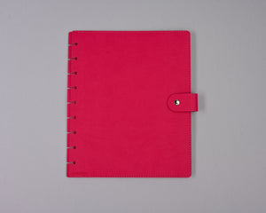 Raspberry Pink Snap Planner Cover