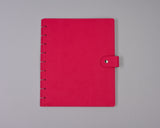 Raspberry Pink Snap Planner Cover