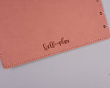 Blush Coral Snap Planner Cover