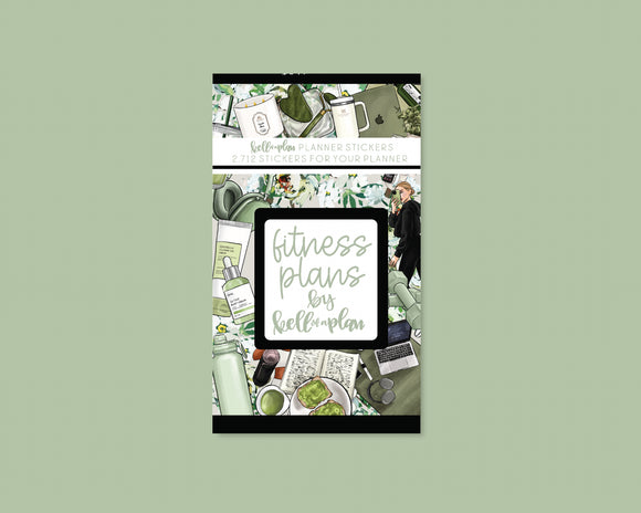 Fitness Plans Sticker Book