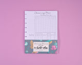 Cleaning Planner Sheets Paper Pack