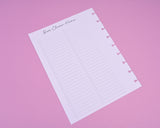 Cleaning Planner Sheets Paper Pack