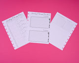 Fitness Planning Sheets Paper Pack