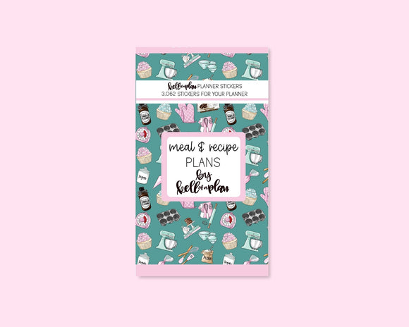 Meal & Recipe Plans Sticker Book