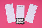 Task List Half Sheets Paper Packs