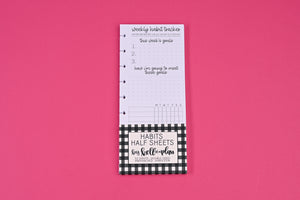 Habits Half Sheets Paper Packs