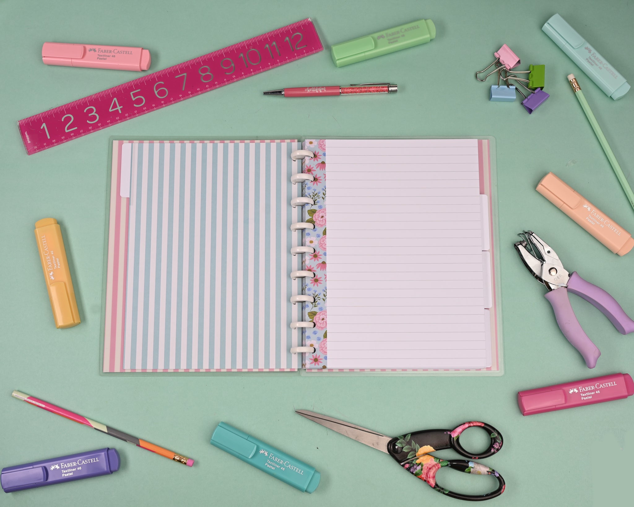 Teaching Notebook Floral Teacher NOTEBOOK – kellofaplan
