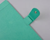 Aqua Snap Planner Cover