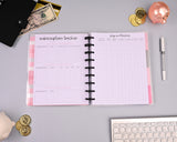 12 Month UNDATED Budget Planner 2025 edition