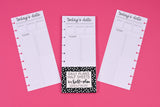 Daily Plans Half Sheets Paper Packs