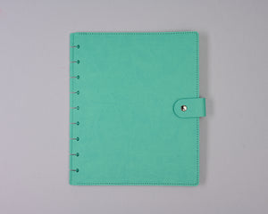 Aqua Snap Planner Cover