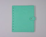 Aqua Snap Planner Cover