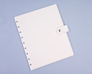 White Snap Planner Cover (Version Two)