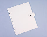 White Snap Planner Cover (Version Two)