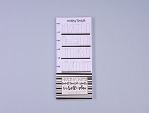 Healthy Habits Habit Tracker Sheets- 5 Trackers in 1 Pack- MONTHLY Pack