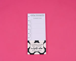 Cleaning Plans Half Sheets Paper Pack