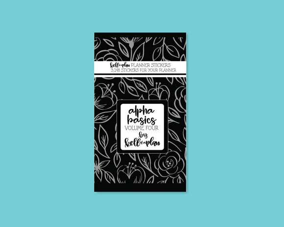 Alpha Basics Volume Four Sticker Book