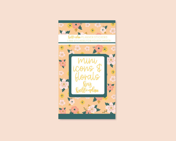 Mini Icons & Florals Sticker Book