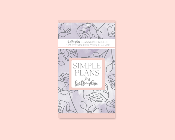 Simple Plans Sticker Book