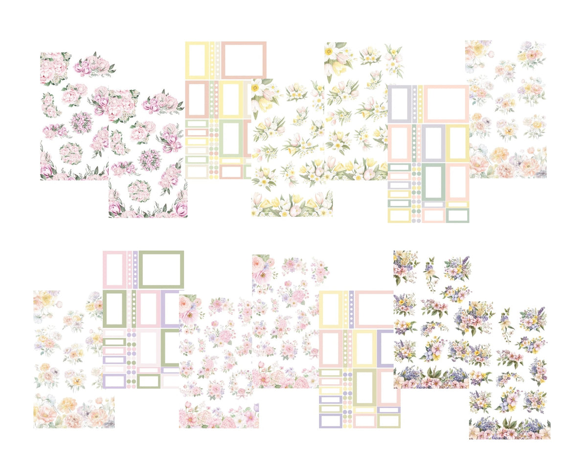 Volume Pastel Pastel Florals Volume Two Sticker Book – kellofaplan