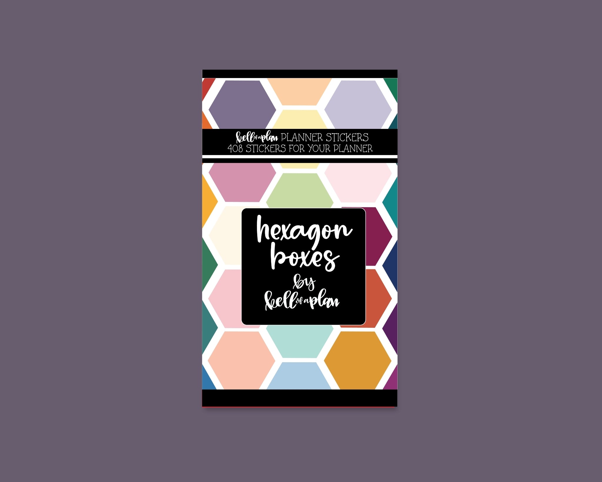 Hexagon Boxes Sticker Book – kellofaplan