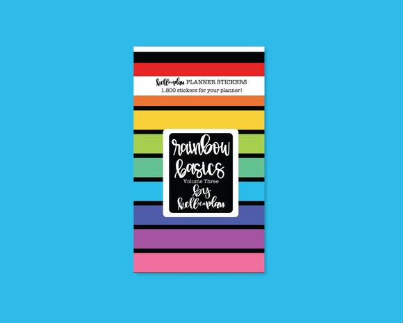 Rainbow Basics Volume THREE Sticker Book