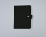 Black Mini Snap Planner Cover