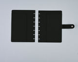Black Mini Snap Planner Cover