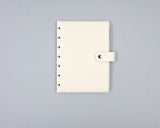 White Mini Snap Planner Cover
