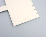 White Mini Snap Planner Cover