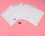 Magnetic Planning Boards & Erasable Pen