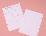 Project Planning Sheets 2026 Paper Pack