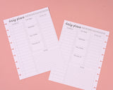 Work Daily Plans Sheets Paper Pack 2026