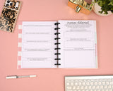 Undated Content Creator Planner