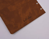 Walnut Mini Snap Planner Cover