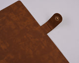 Walnut CLASSIC Snap Planner Cover with Magnetic Closure