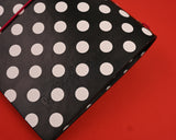 Black and White Polka Dot A5 Folio