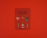 Red Junk Journal Charm Set