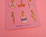 Pink Junk Journal Charm Set