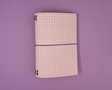 Pink Gingham A5 Folio